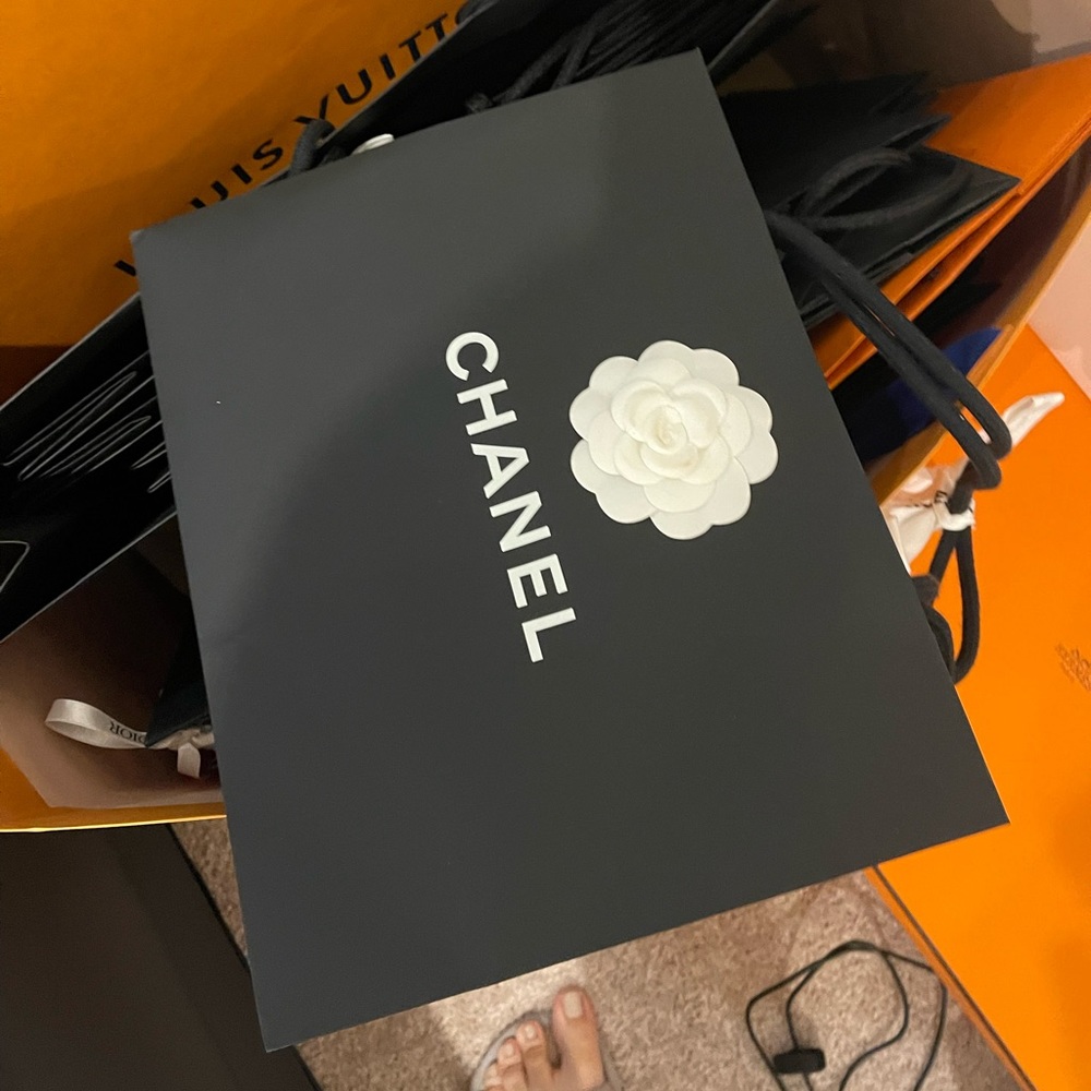 Chanel hermes Louis shopping bags
